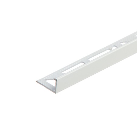 Cezar profile angle aluminium blanc 2m50 12,5mm