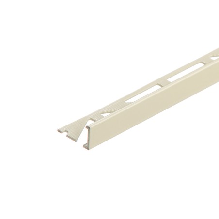 Cezar profile angle aluminium ivoire 2m50 10mm