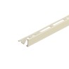 Cezar profile angle aluminium ivoire 2m50 10mm