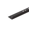 Cezar profile angle aluminium noir 2m50 10mm