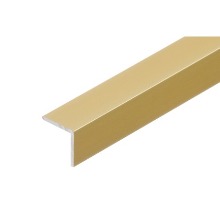 Cezar angle cote égal aluminium anodisé GOLD 1M 15X1,5mm
