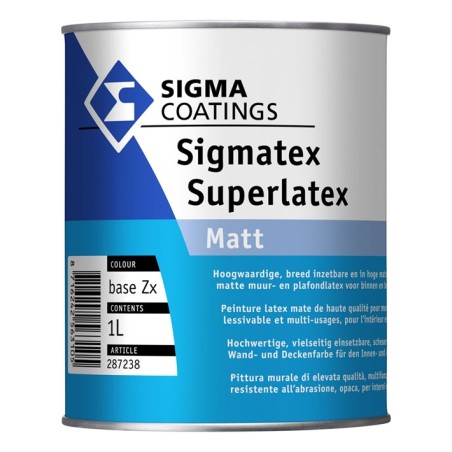 Sigma Peinture matt Sigmattx Superlatex matt BASE ZX 10L