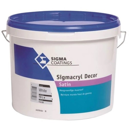 Sigma Sigmacryl decor satin blanc 10L
