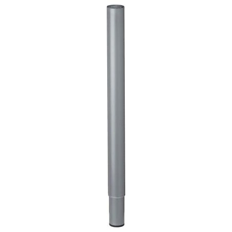 Pied métalique extensible gris 60-90cm