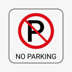 Pictogramme parking interdit