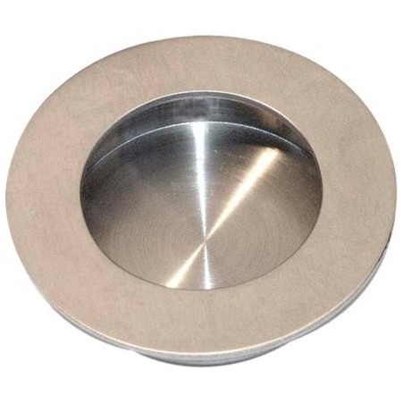 Poignee encastrable 48mm inox rond