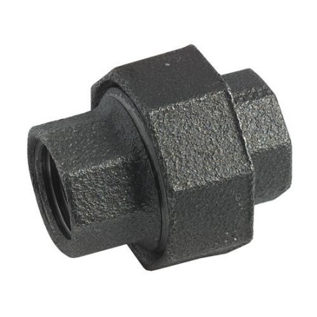 Raccord union 5/4 FF noir