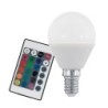 Eglo ampoule E14 LED color 4w p45 +commande