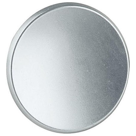 Bouton aluminium argent 30mm