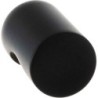 Bouton aluminium noir 22mm