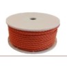 Ledent corde polypropylene torsadee bobine  4MM  50m orange