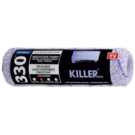 Rouleau de peinture microfibre Blue Dolphin KILLER 330 25cm-9mm
