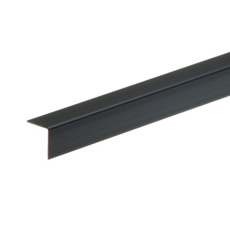 Cezar angle PVC noir 1M 25X25X1,5MM