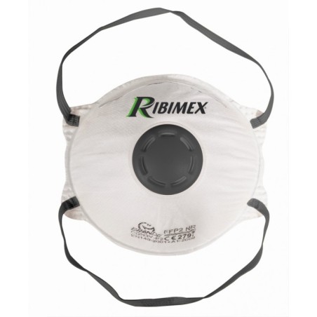 Ribimex 3 masques anti-poussière FFP2 à valve