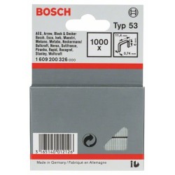 Bosch 1000 agrafes 6X11,4MM...