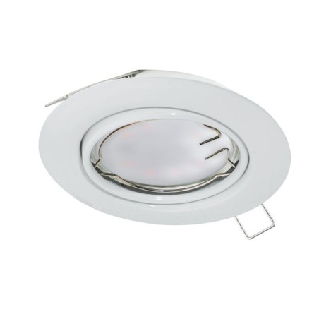 Eglo spot LED rond orientable blanc 'Peneto'