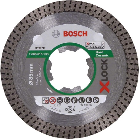 Bosch Disque diamant Xlock BEST Hard ceramic 115mm