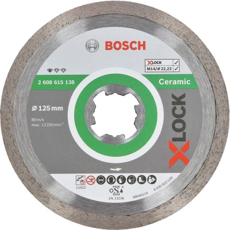 Bosch disque Xlock diamnt STD ceramic 125mm