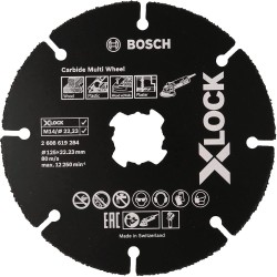 Bosch Xlock disque carbure...