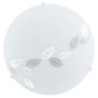 Eglo plafonnier E27 1x60w Mars blanc motif F