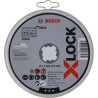 Bosch Xlock pack 10 disques inox 125X1mm plat
