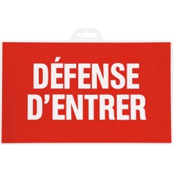 Panneau 330x200 defense...